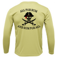 Saltwater Born "All for Rum and Rum for All" Long Sleeve UPF 50+ Dry-Fit Shirt