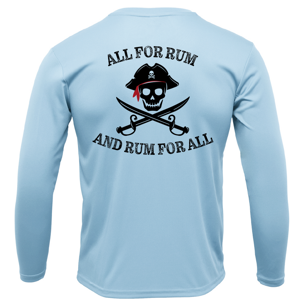 Saltwater Born "All for Rum and Rum for All" Long Sleeve UPF 50+ Dry-Fit Shirt