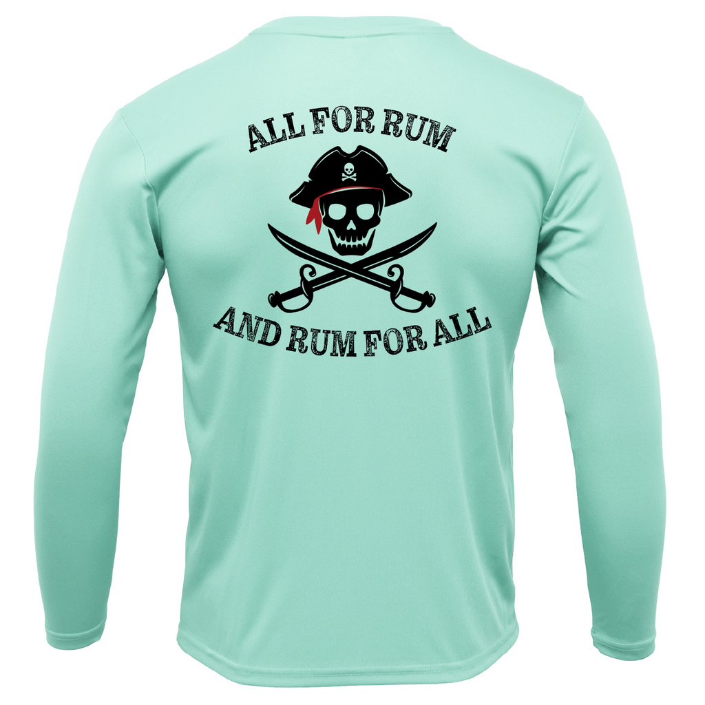 Saltwater Born "All for Rum and Rum for All" Long Sleeve UPF 50+ Dry-Fit Shirt