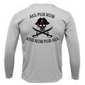 Florida Freshwater Born "All For Rum and Rum For All" Boy's Long Sleeve UPF 50+ Dry-Fit Shirt