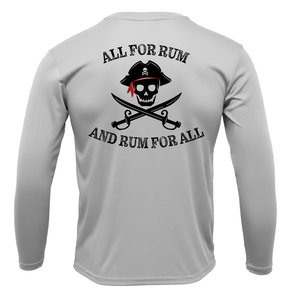 Saltwater Born "All for Rum and Rum for All" Long Sleeve UPF 50+ Dry-Fit Shirt