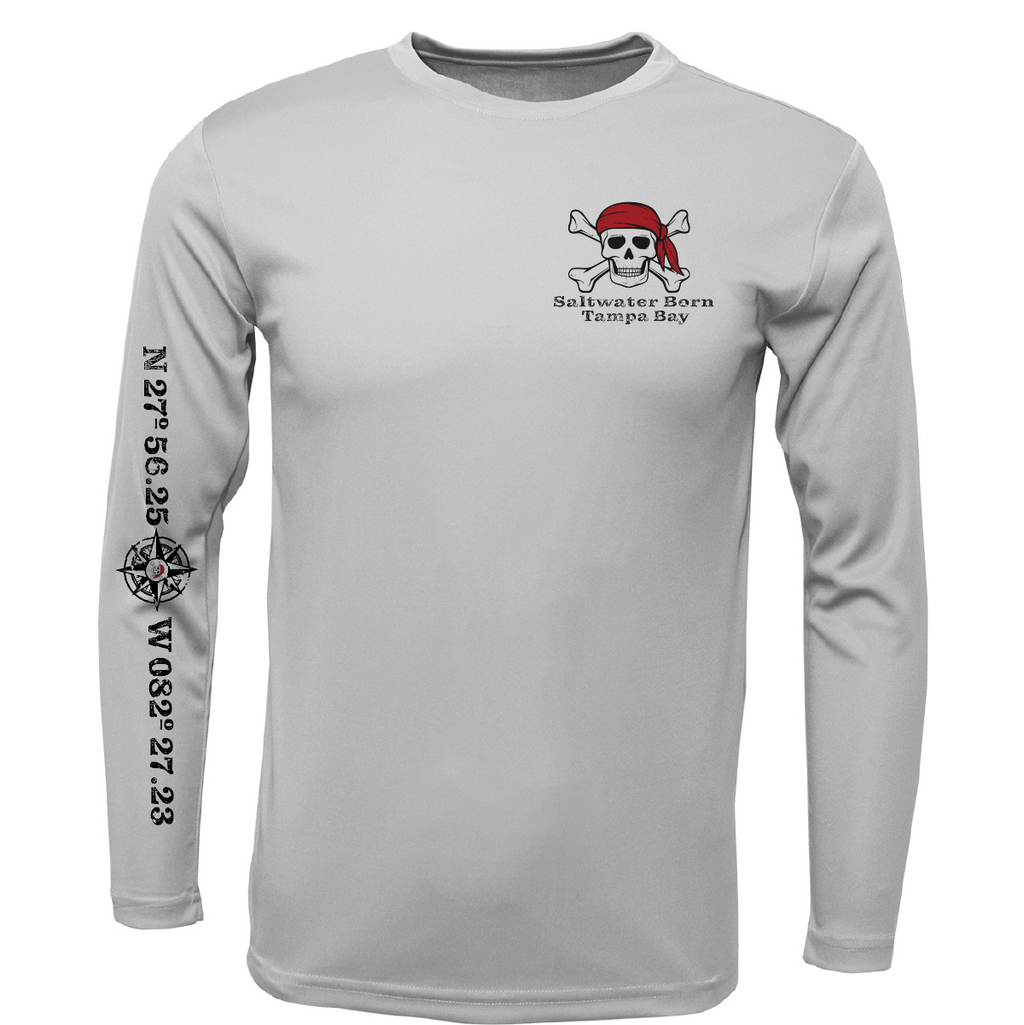 Tampa Bay, FL "All For Rum and Rum For All" Men's Long Sleeve UPF 50+ Dry-Fit Shirt