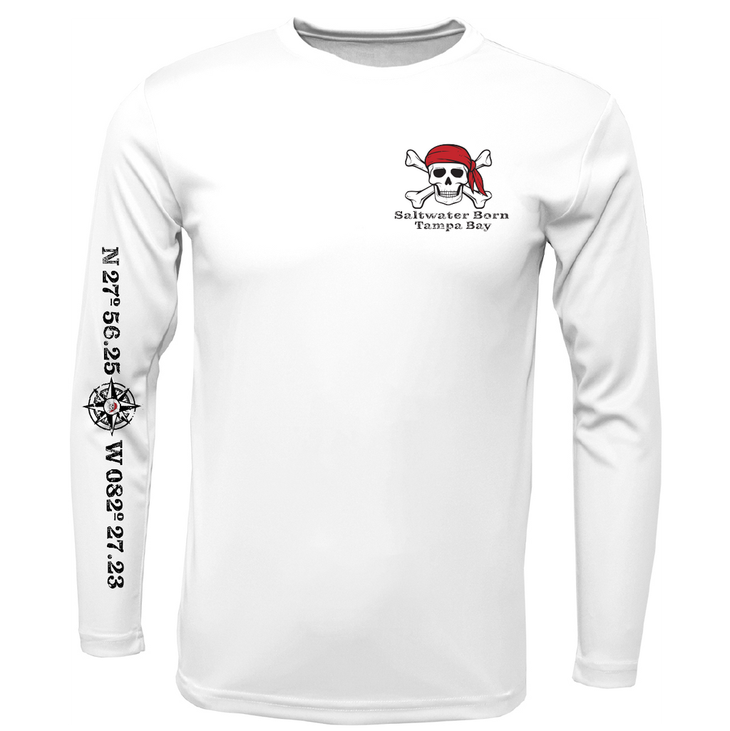 Tampa Bay, FL Blackbeard Men's Long Sleeve UPF 50+ Dry-Fit Shirt