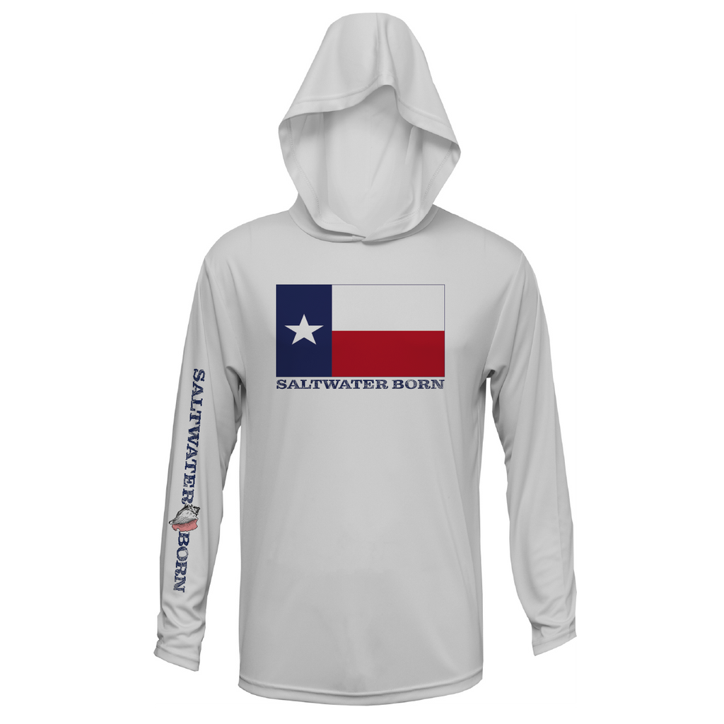 Texas Flag Long Sleeve UPF 50+ Dry-Fit Hoodie