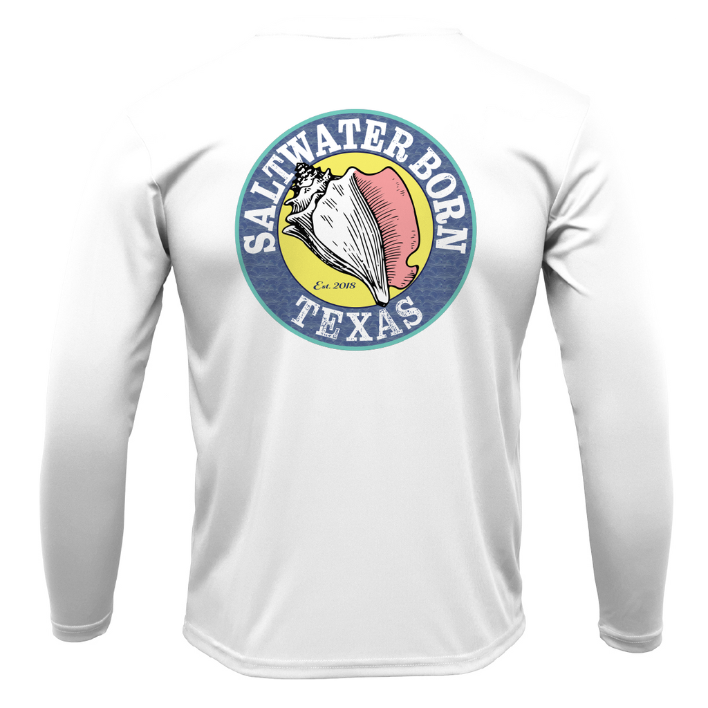 Texas Flag Men's Long Sleeve UPF 50+ Dry-Fit Shirt