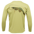USA Jumbo Gulf Shrimp Long Sleeve UPF 50+ Dry-Fit Shirt