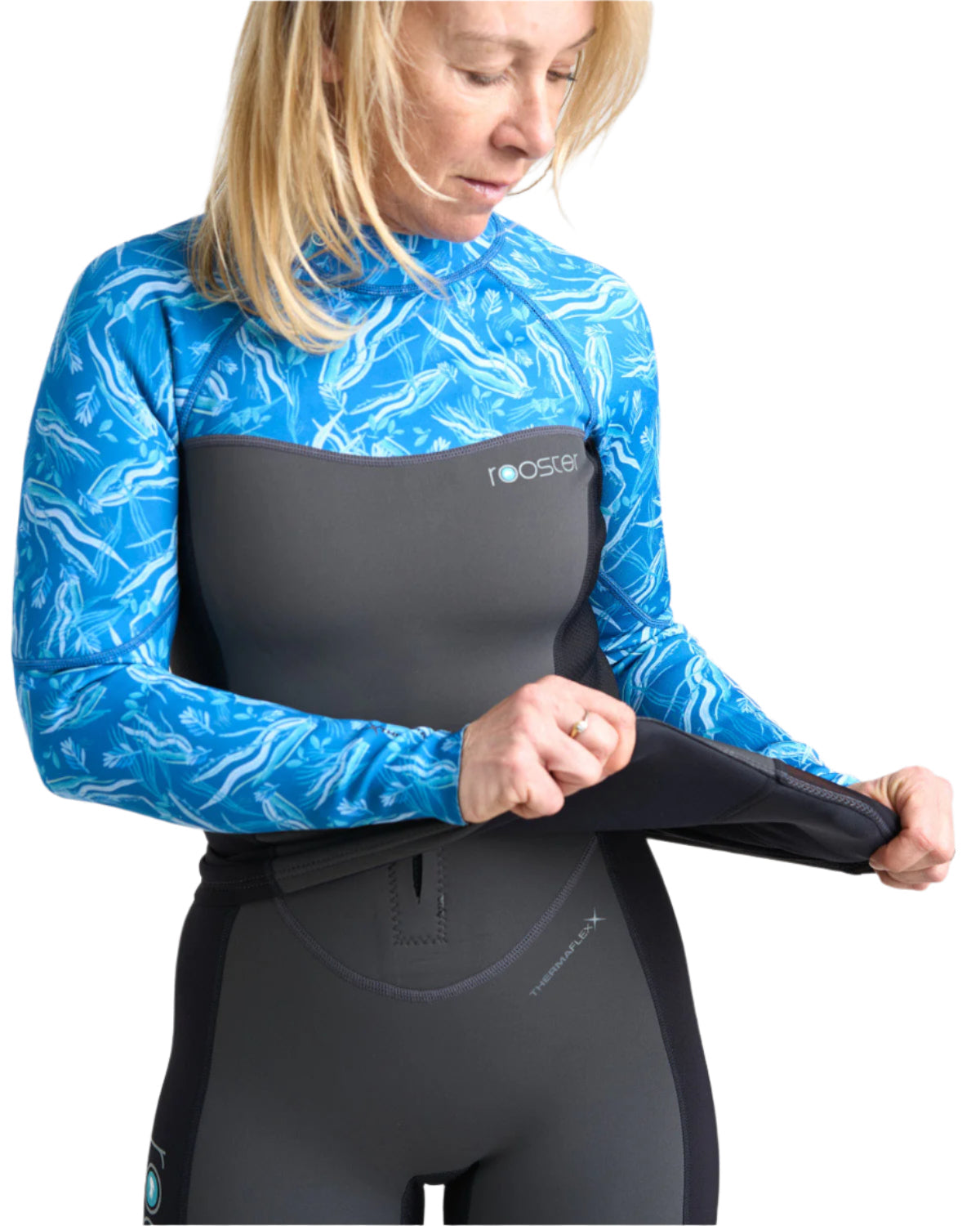 Rooster WOMENS ThermaFlex 1.5mm Top- SEAGRASS