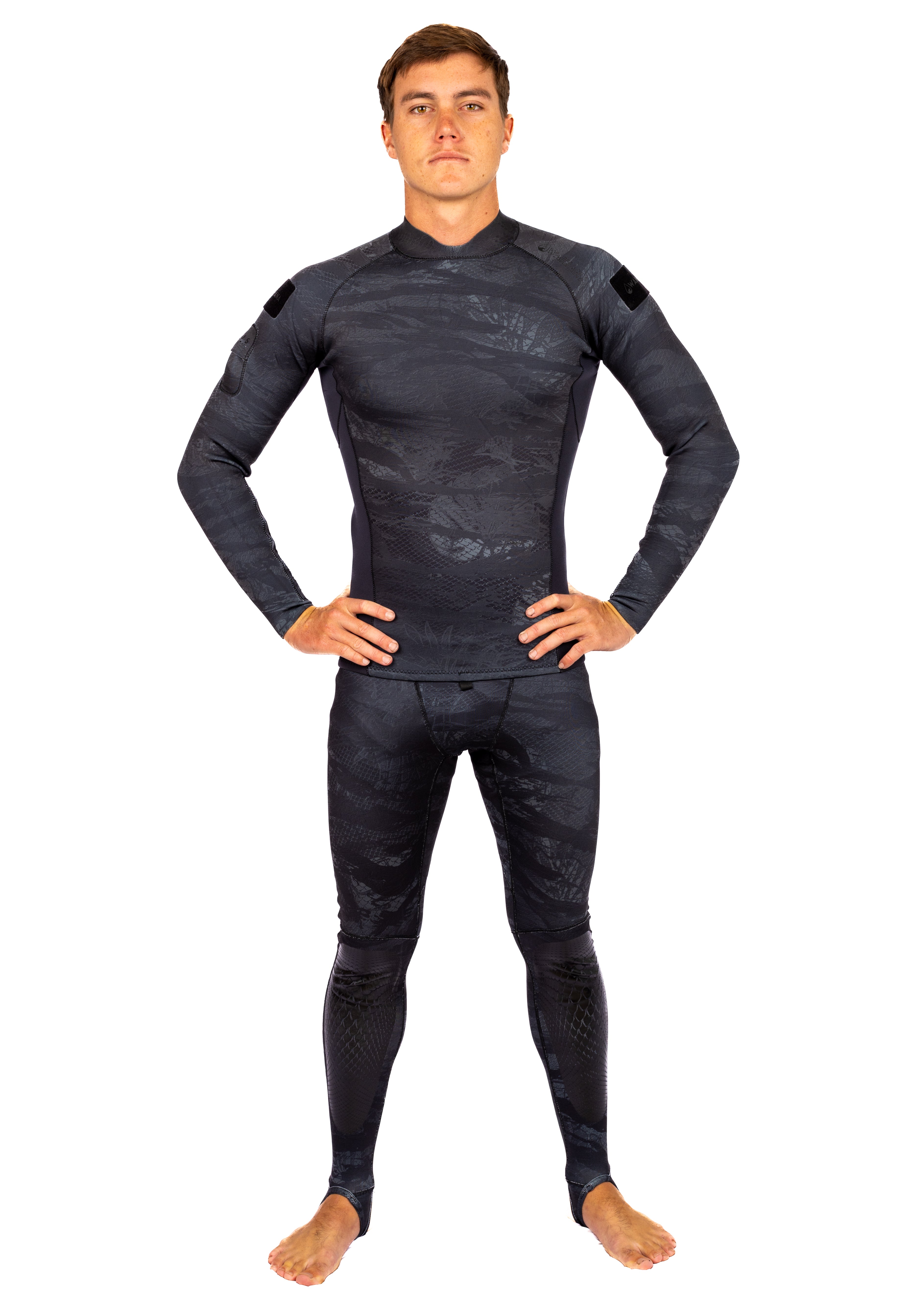 Tropicam Black Lycra Leggings