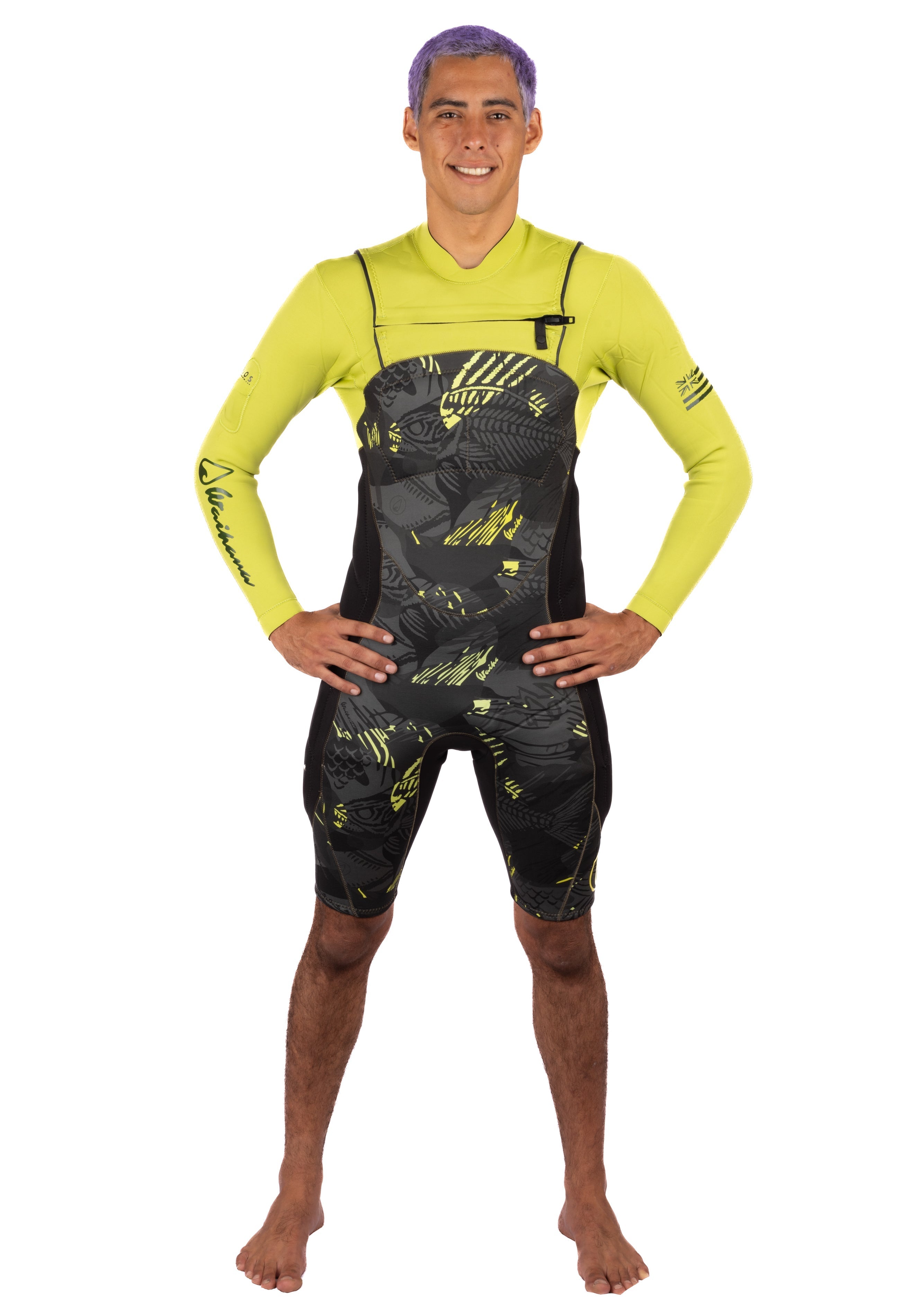 Men's Lime Fishbone Impact Spring Suit