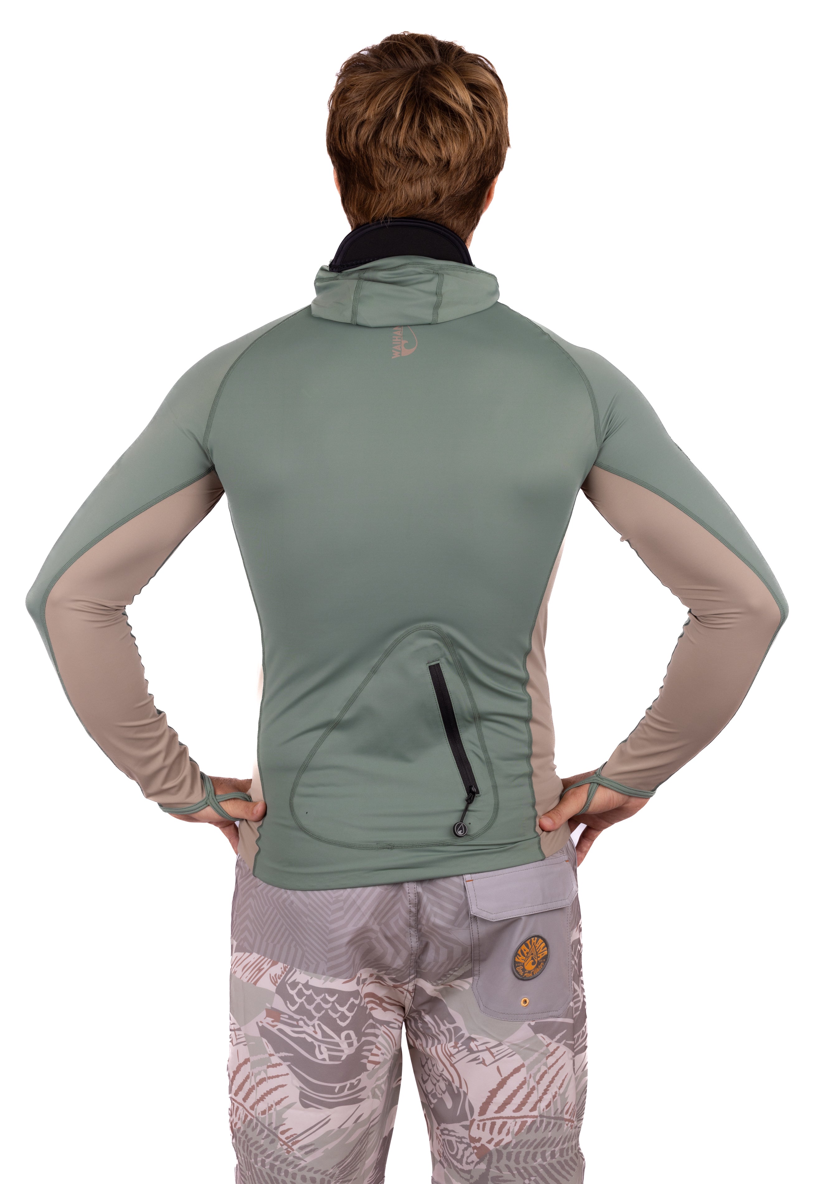Olive Hooded Voyager Rashguard