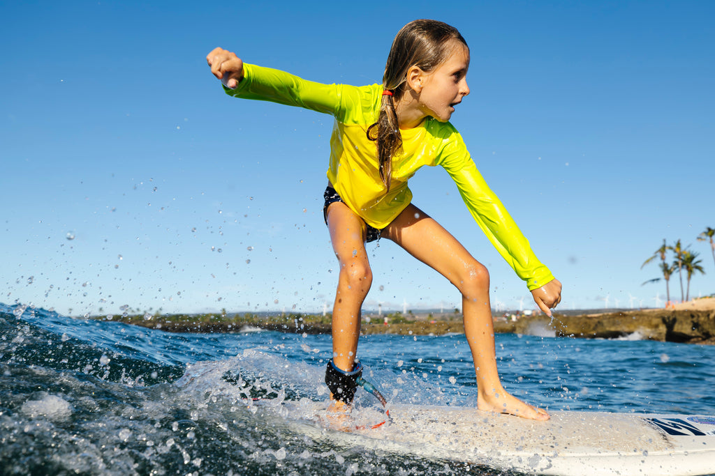 Children's Yellow Long Sleeve Rashguard