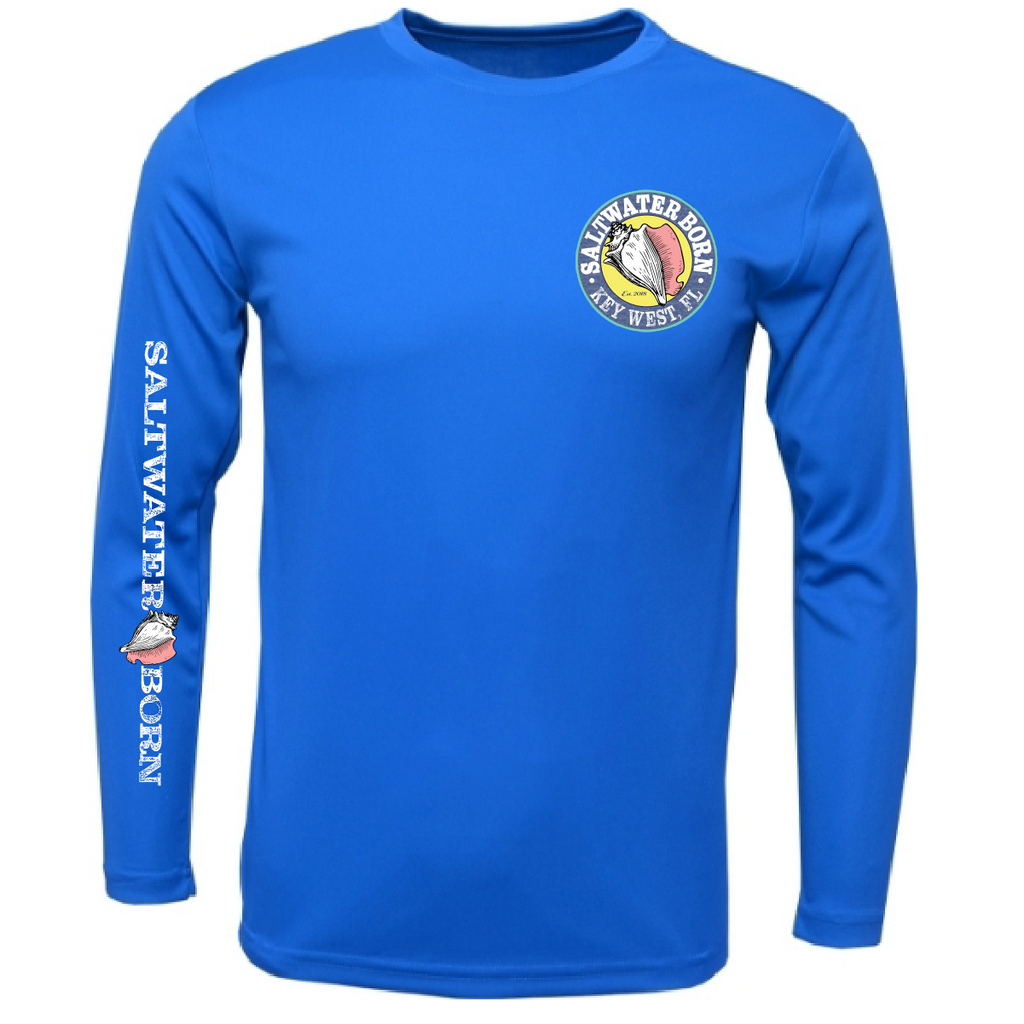 Key West, FL Kraken Men's Long Sleeve UPF 50+ Dry-Fit Shirt