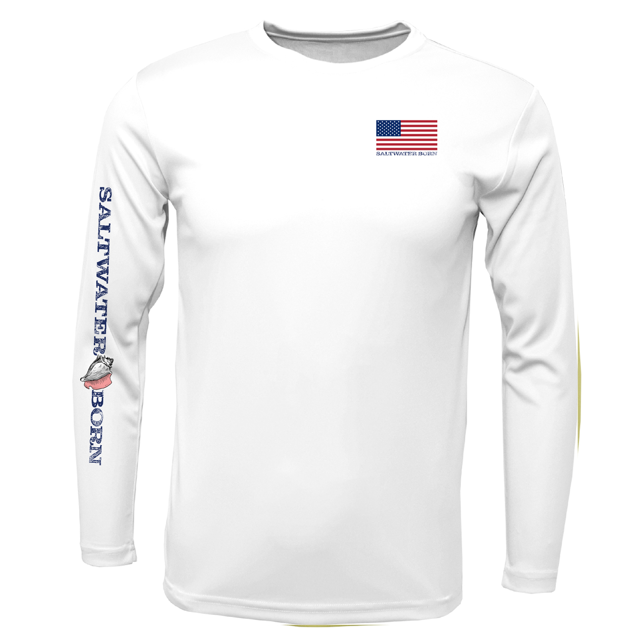 USA Grouper Long Sleeve UPF 50+ Dry-Fit Shirt