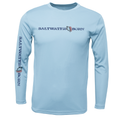 Key West, FL Saltwater Born Boy's Long-Sleeve UPF 50+ Dry-Fit Shirt