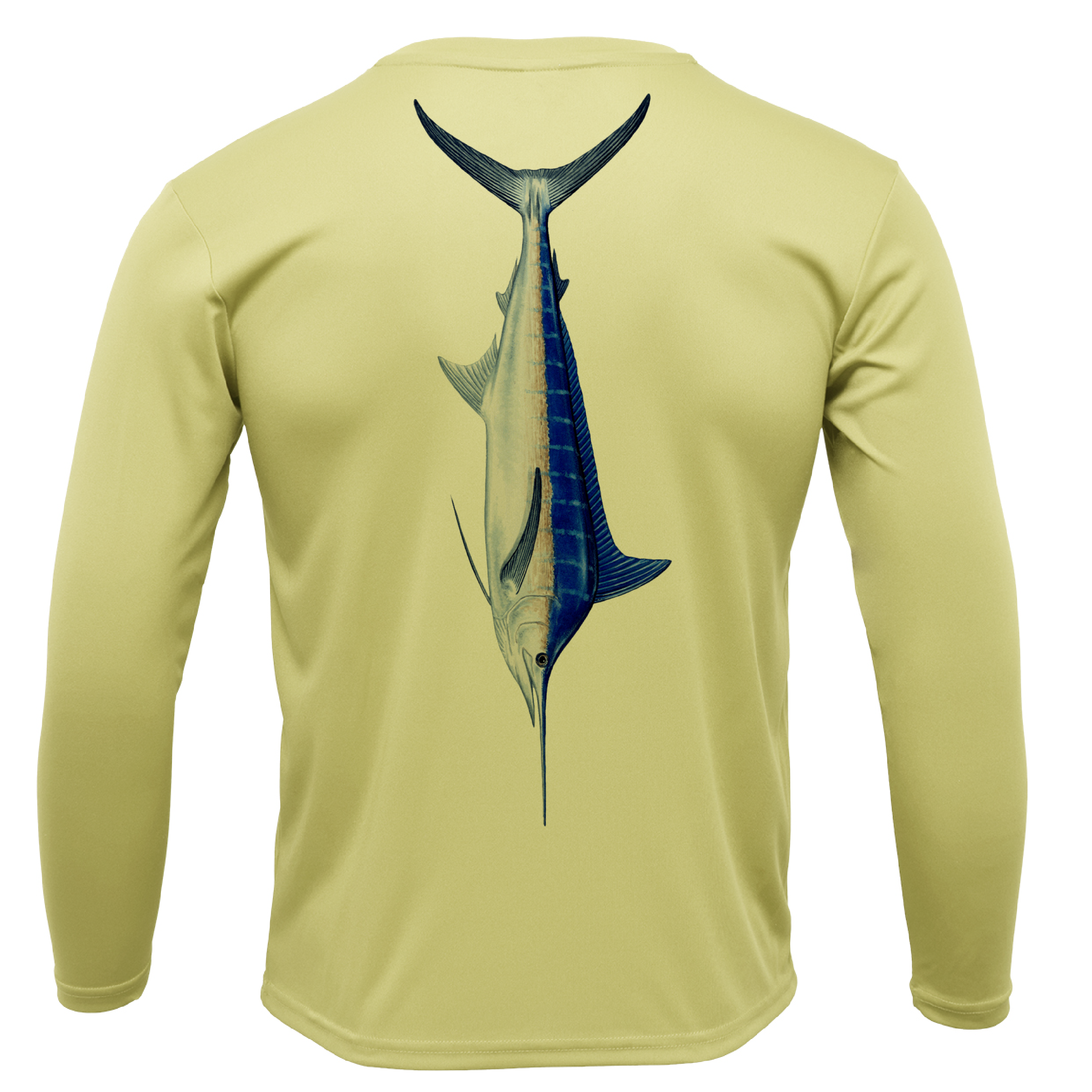 Key West, FL Marlin Boy's Long Sleeve UPF 50+ Dry-Fit Shirt