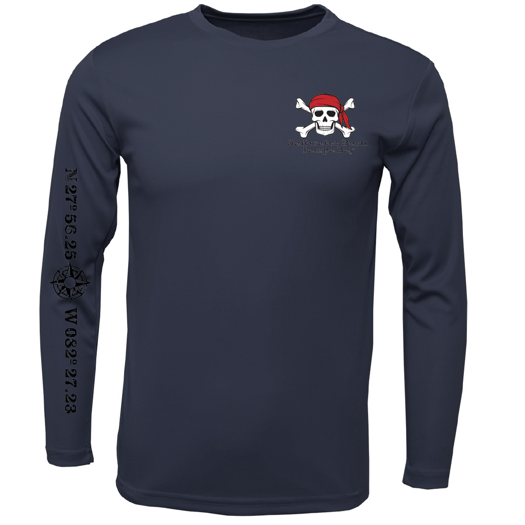 Tampa Bay, FL "All For Rum and Rum For All" Men's Long Sleeve UPF 50+ Dry-Fit Shirt