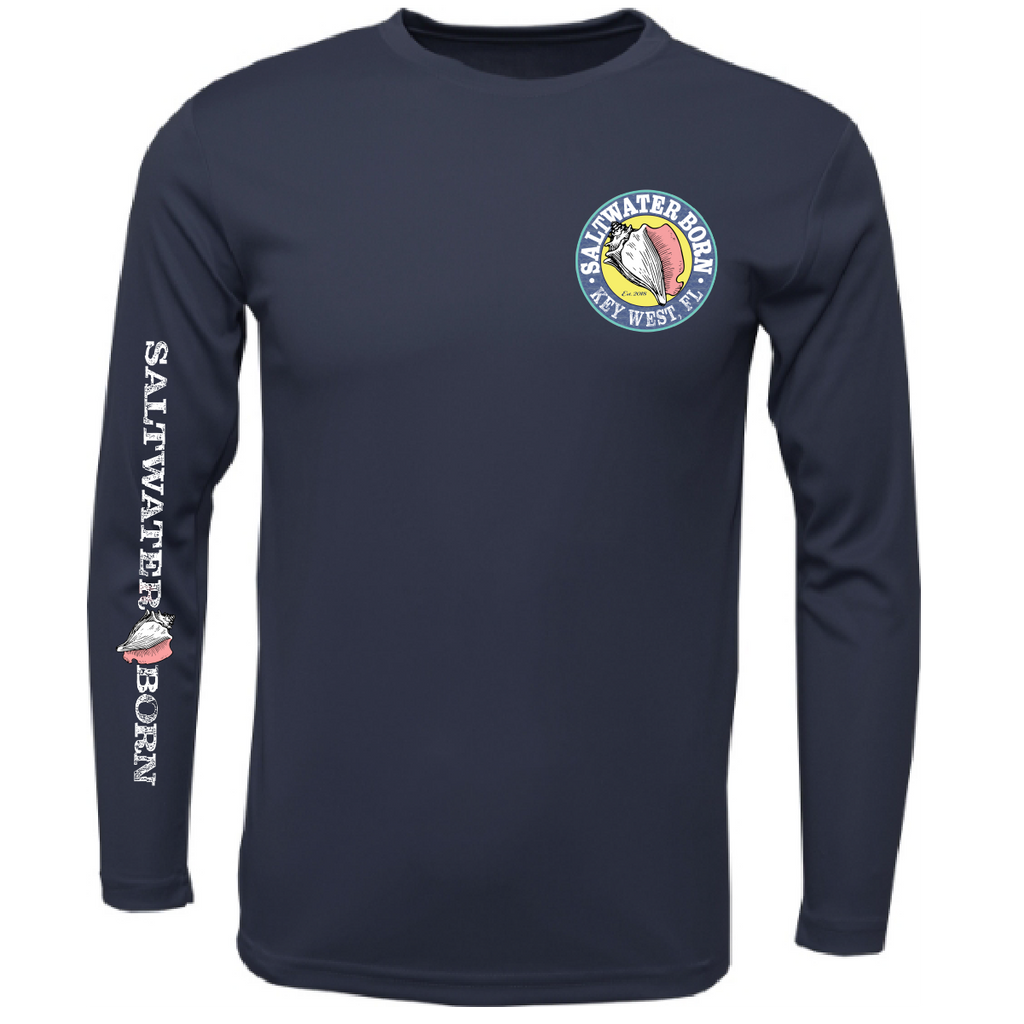 Key West, FL Kraken Men's Long Sleeve UPF 50+ Dry-Fit Shirt