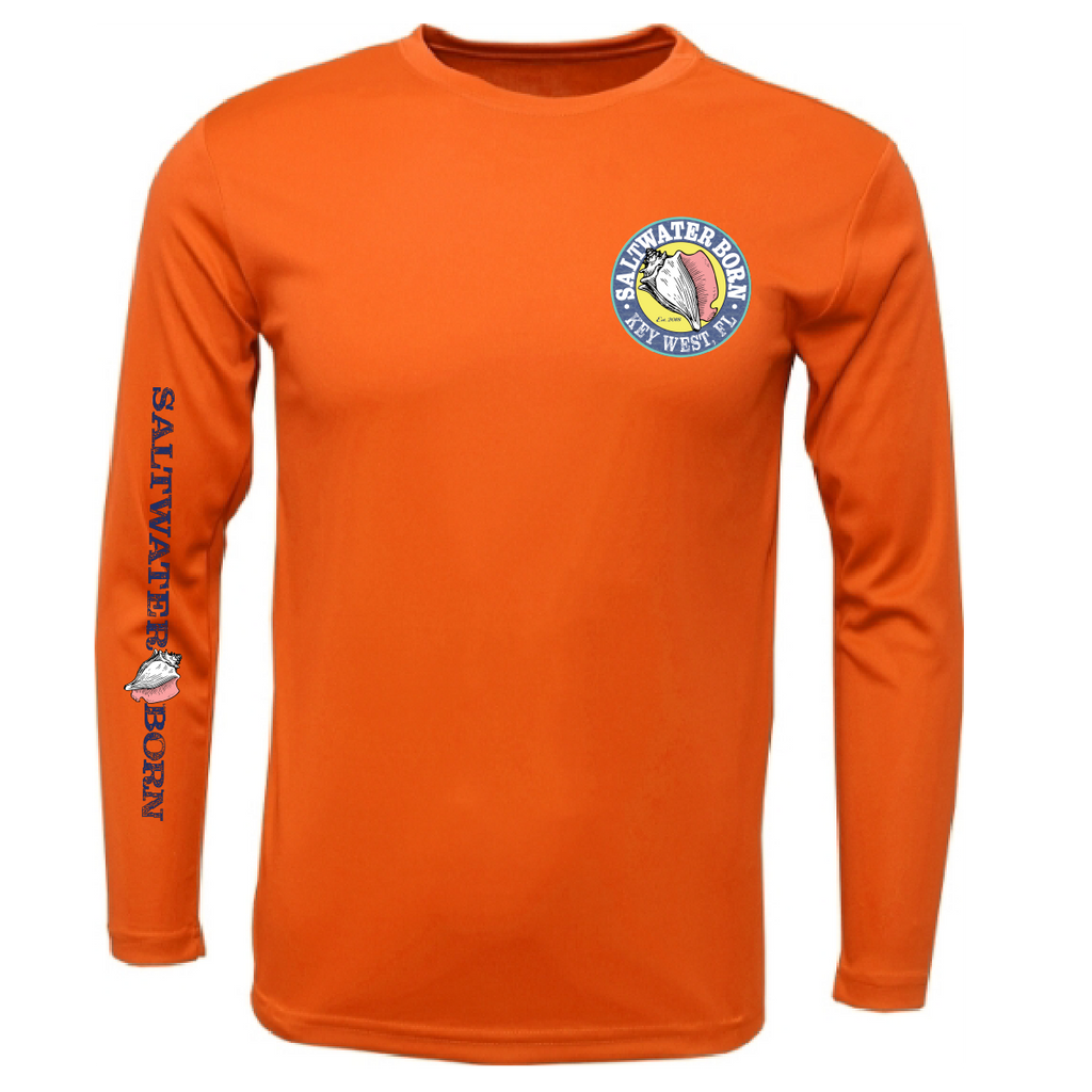 Key West, FL Kraken Men's Long Sleeve UPF 50+ Dry-Fit Shirt