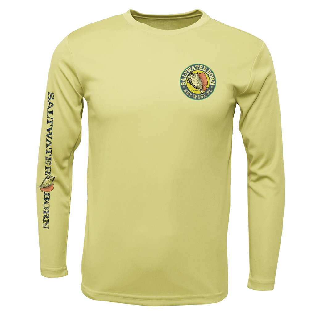 Key West, FL Marlin Boy's Long Sleeve UPF 50+ Dry-Fit Shirt