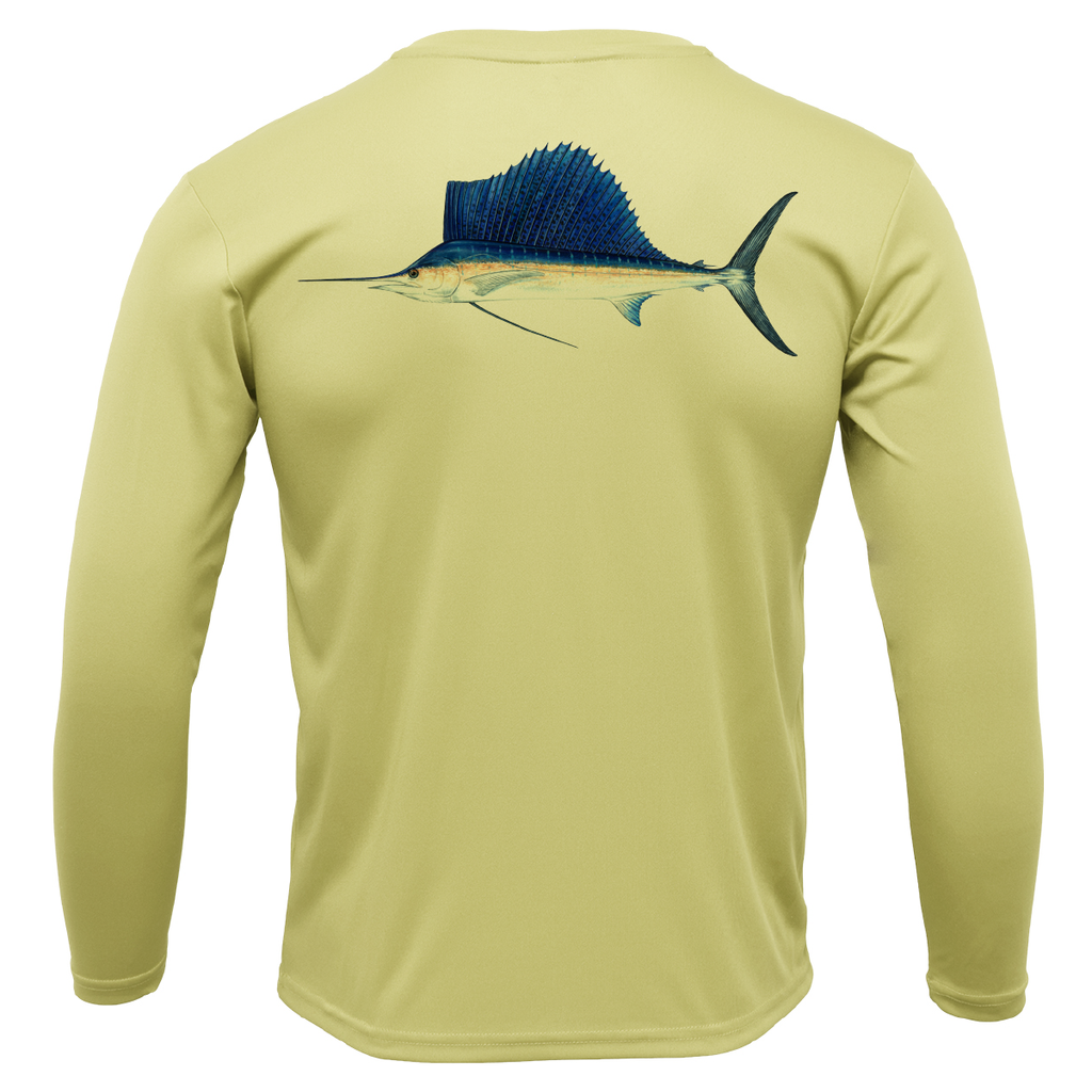 USA Sailfish Long Sleeve UPF 50+ Dry-Fit Shirt