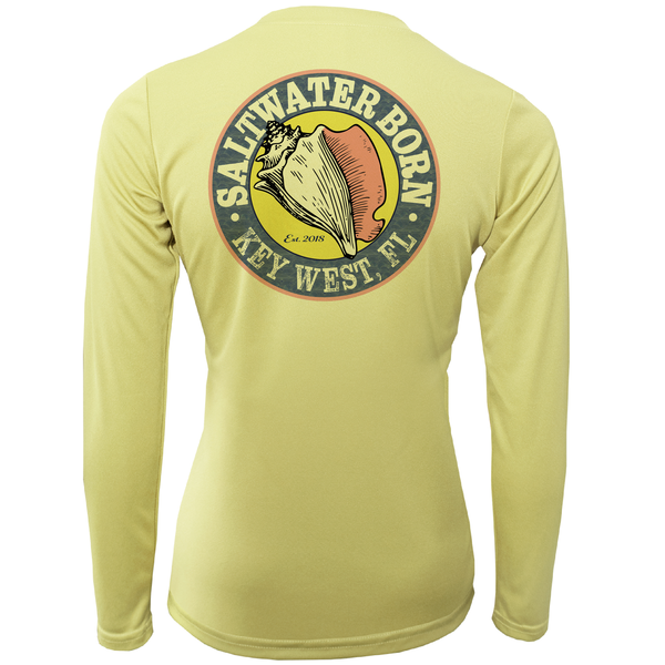 Key West, FL Girl's Long Sleeve UPF 50+ Dry-Fit Shirt