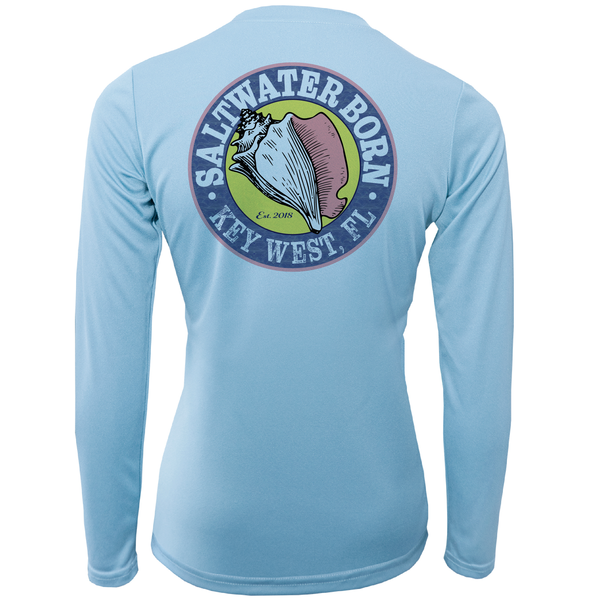 Key West "Born On The Saltwater" Long Sleeve UPF 50+ Dry-Fit Shirt