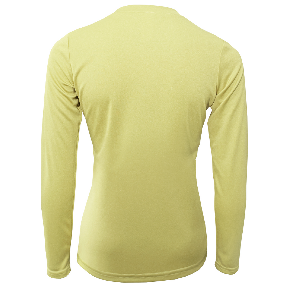 "Life Is Better At The Beach" Conch Women's Long Sleeve UPF 50+ Dry-Fit Shirt (No Back)
