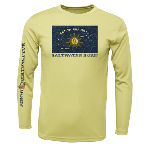 Conch Republic Boy's Long Sleeve UPF 50+ Dry-Fit Shirt