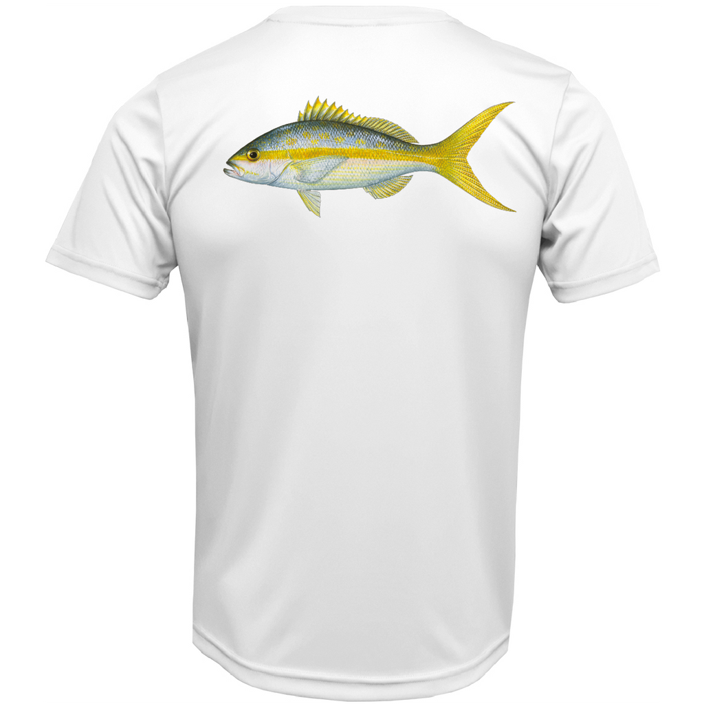 USA Yellowtail Short Sleeve UPF 50+ Dry-Fit Shirt