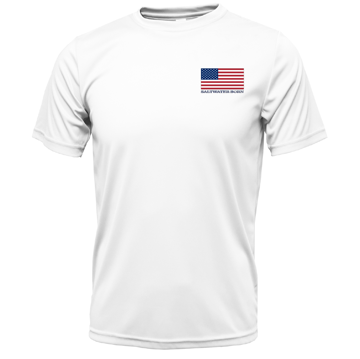 USA Yellowtail Short Sleeve UPF 50+ Dry-Fit Shirt