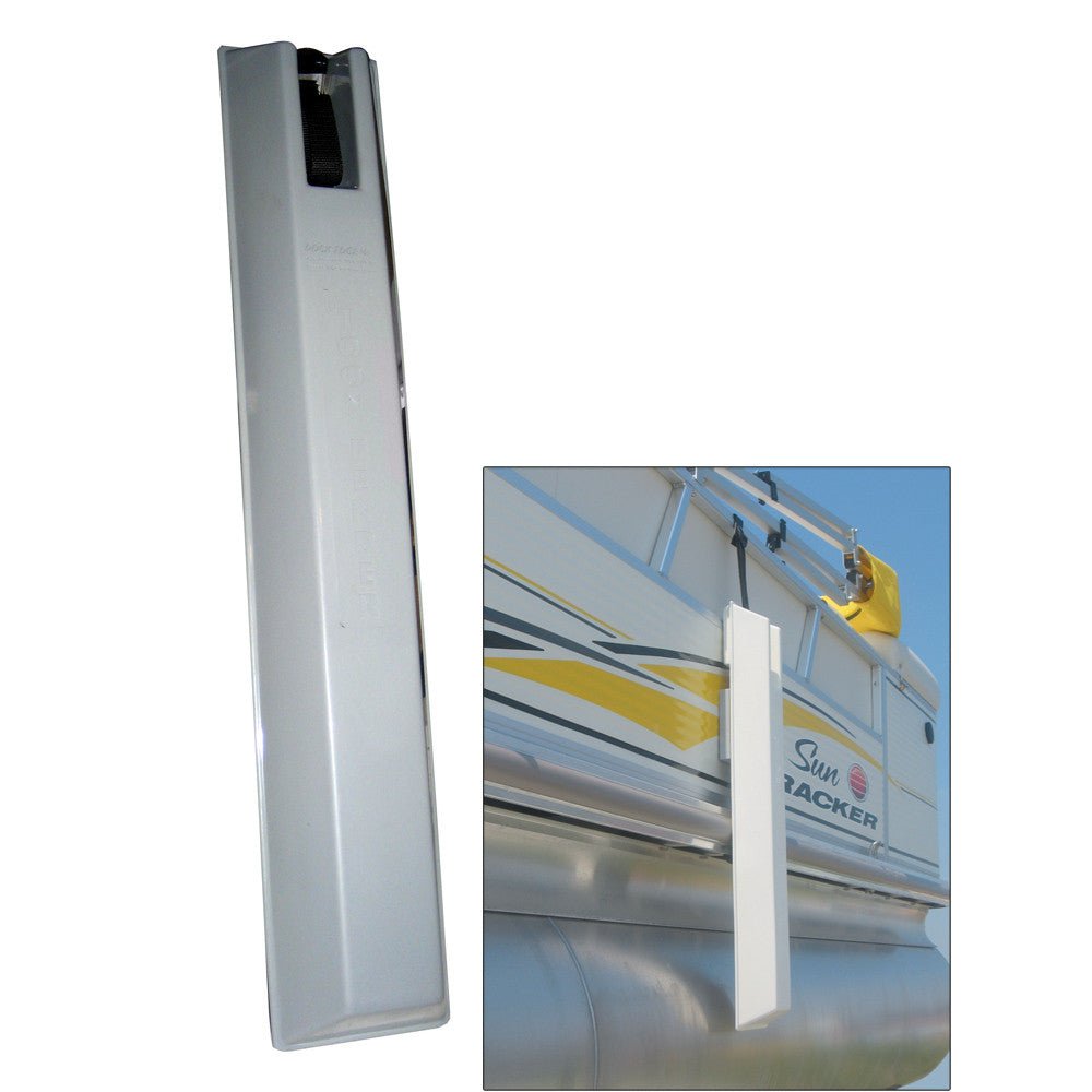 DOCK EDGE TOON PONTOON BOAT FENDER - 36in - GREY