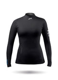 Zhik Womens Black Eco Spandex Long Sleeve Top