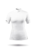 Zhik Womens White Eco Spandex Short Sleeve Top