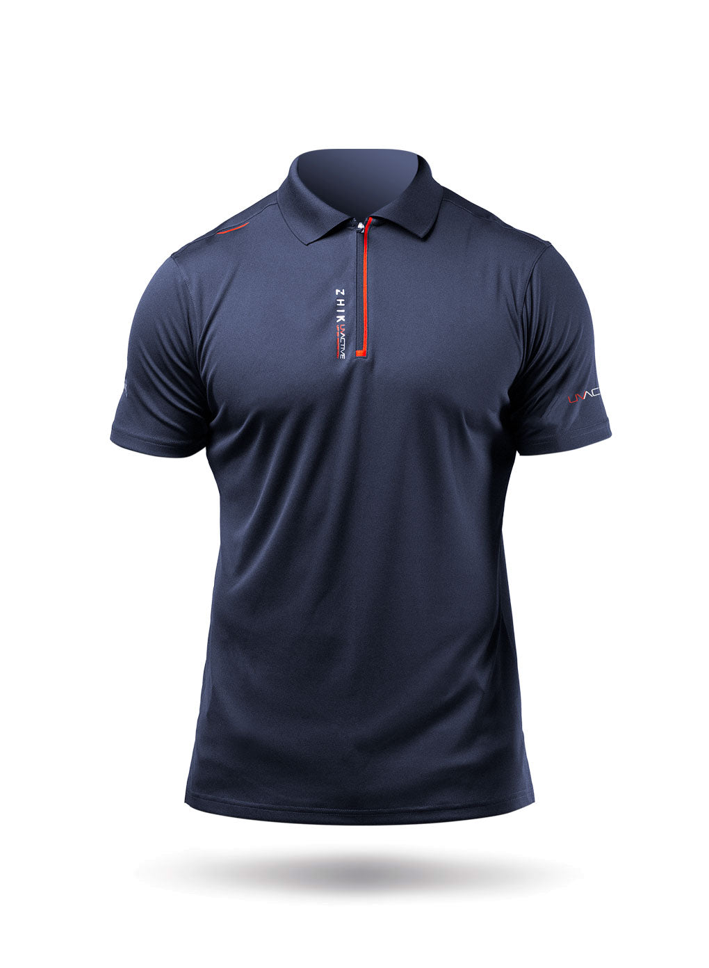 Zhik Mens UVActive Zip Sports Polo