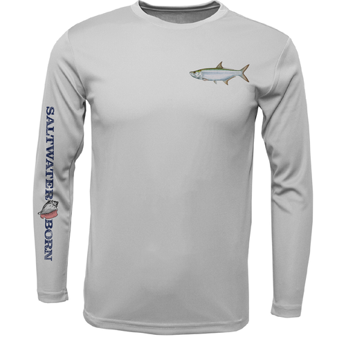 Clean Tarpon Long Sleeve UPF 50+ Dry-Fit Shirt