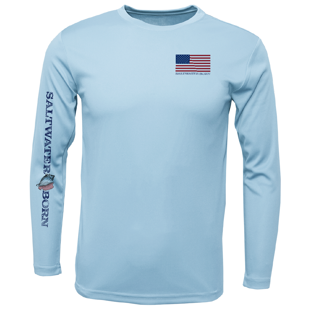 USA Snapper Long Sleeve UPF 50+ Dry-Fit Shirt